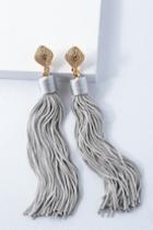 Royal Ways Grey Tassel Earrings | Lulus