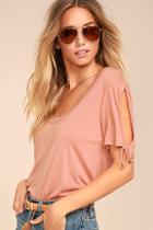 Project Social T Parsons Blush Pink Tee