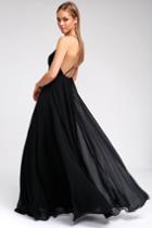 Mythical Kind Of Love Black Maxi Dress | Lulus