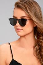 Spitfire Sunglasses | Spitfire Orphius Black Sunglasses | Lulus