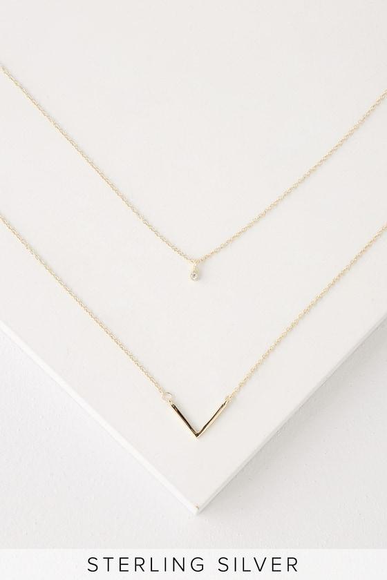Simple Grace Gold Layered Necklace | Lulus