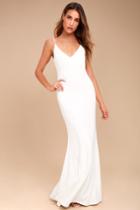 Infinite Glory White Maxi Dress | Lulus