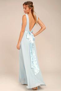 Lulus That Something Special Light Blue Maxi Dress