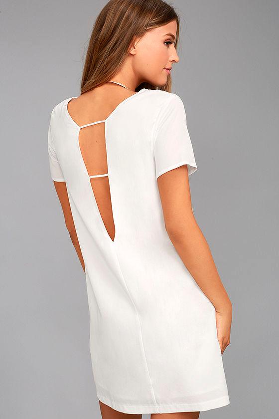 Mumbai The Way White Shift Dress | Lulus