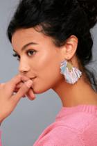 Shashi | Cassandra Gold And Multi Tassel Earrings | Lulus
