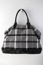 Early Check-in Black And White Plaid Weekender | Lulus