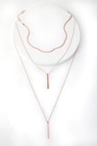 Sleek Peek Rose Gold Layered Choker Necklace | Lulus