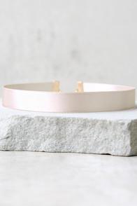 Lulus Love Confession Light Beige Choker Necklace