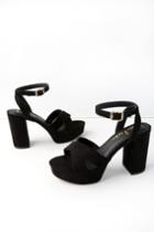 Selah Black Suede Ankle Strap Heels | Lulus