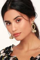 Have A Ball Gold Beaded Earrings | Lulus