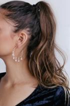 Tayrona Gold Rhinestone Hoop Earrings | Lulus
