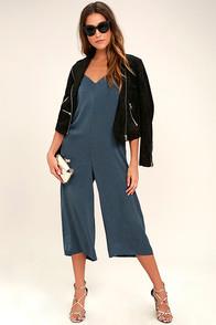 Lulus Elisa Navy Blue Midi Jumpsuit