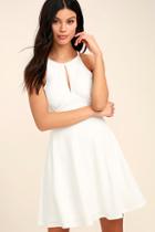 Black Swan Francine Ivory Skater Dress