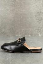 Gc Shoes Chantae Black Loafer Slides