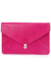 Triple 7 Global Clutch And Go Fuchsia Clutch