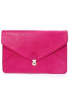 Triple 7 Global Clutch And Go Fuchsia Clutch