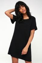 Chic Of Perfection Black Shift Dress | Lulus
