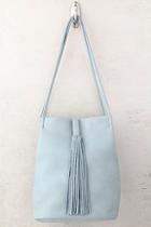 Lulus Pack At Ya Slate Blue Bag