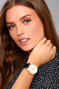 Lulus Infinity Gold And Black Watch