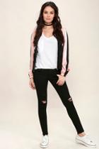 Special A Jeans Time Warp Black Distressed Skinny Jeans