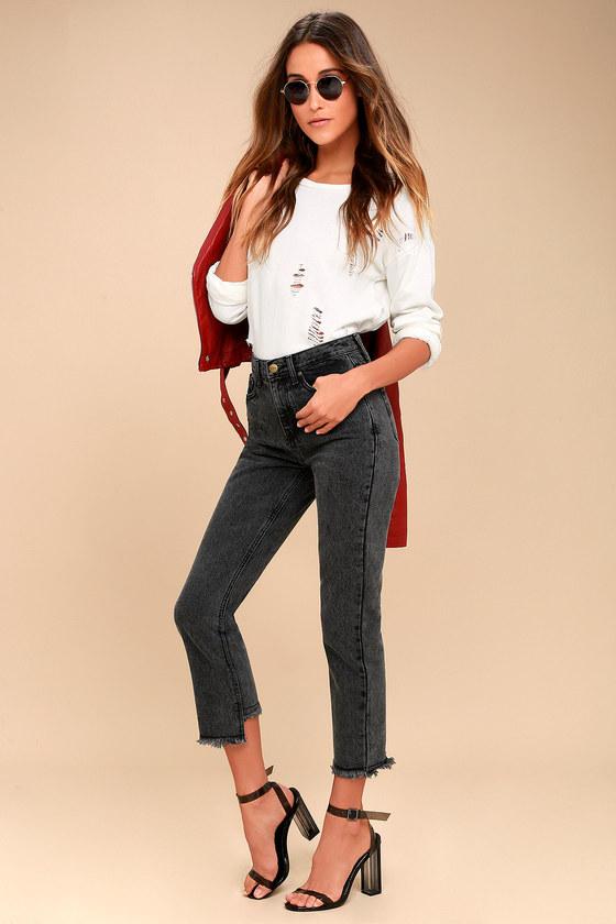 Evidnt Malibu Washed Black High-waisted Jeans | Lulus