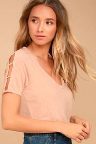 Project Social T Utah Blush Pink Tee