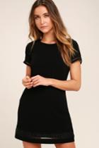 Perfect Time Black Shift Dress | Lulus