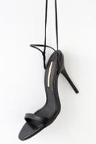 Liliana Zena Black Lace-up High-heels | Lulus