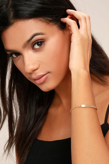 You Name It Gold Bracelet | Lulus