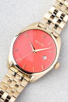 Nixon Bullet Light Gold And Coral Watch