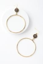 Avana Gold Hoop Earrings | Lulus