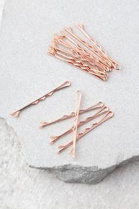 Ban.do Everyday Bobbis Rose Gold Bobby Pins