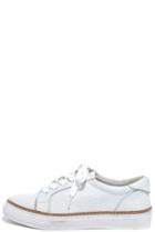 Sixtyseven | 77704 Burna White Leather Sneakers | Size 41/10.5 | Lulus