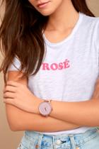 Lulus Make Good Time Rose Gold Watch