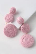 Arnette Pink Woven Earrings | Lulus