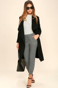 Olivaceous Hero Of The Story Heather Grey Sweatpants
