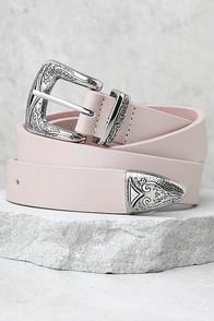 Lovestrength Koda Blush Leather Belt