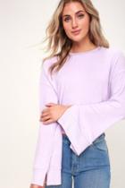 Project Social T Louis Lilac Cropped Sweatshirt | Lulus