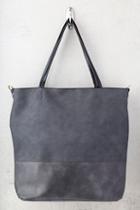 Lulus Independent Woman Grey Tote