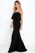 Dfi From A Fantasy Black Maxi Dress