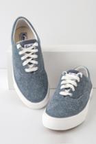 Keds Anchor Hairy Blue Suede Sneakers | Lulus