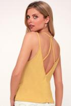 Tropical Climate Yellow Crop Top | Lulus