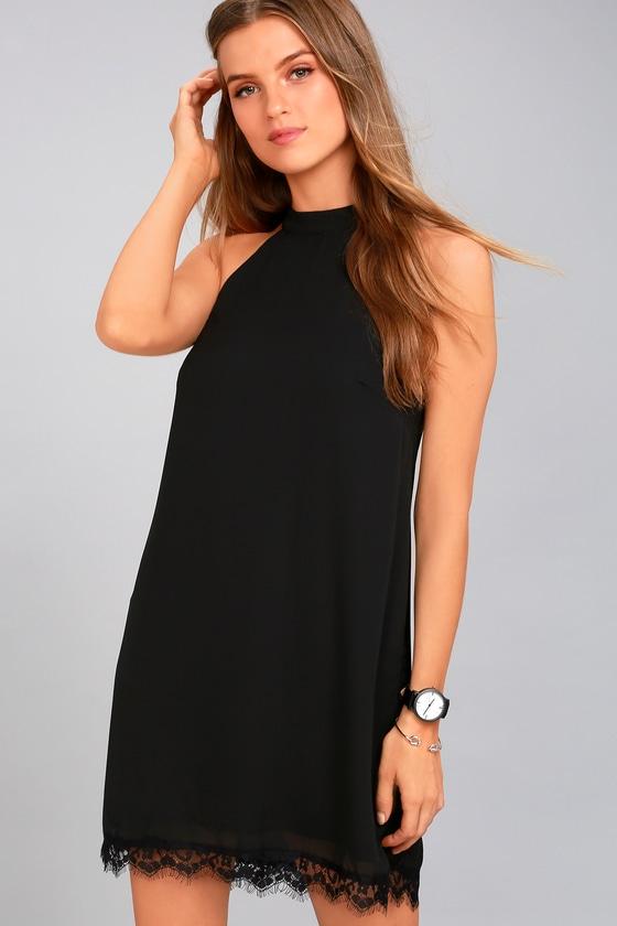 Bywater Black Lace Swing Dress | Lulus