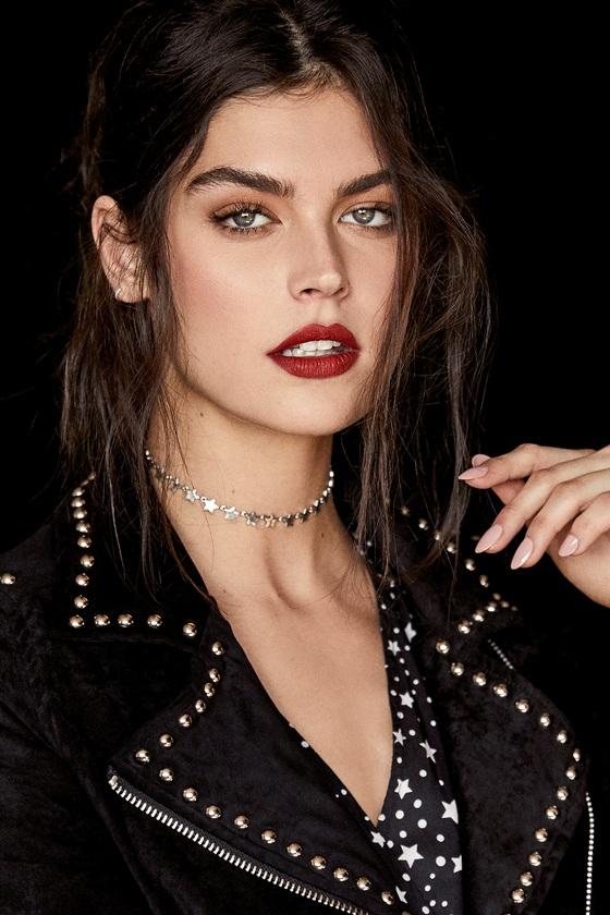 Lulus | All Star Silver Choker Necklace