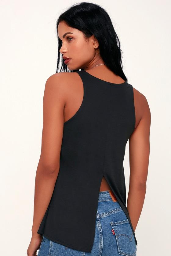 Rosella Black Tank Top | Lulus