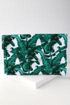 Sweet Leaf Green Leaf Print Envelope Clutch | Lulus