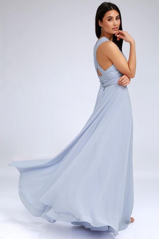 Magical Evening Periwinkle Blue Convertible Maxi Dress | Lulus
