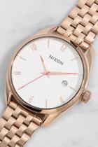 Nixon Bullet Rose Gold And Silver Watch