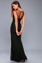 Amazing Lace Black Lace Maxi Dress | Lulus