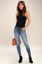 Eunina Mica Medium Wash Skinny Jeans | Lulus